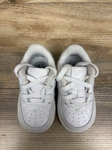Nike Force 1 LE TD 'Triple White' Sneakers sz 4c