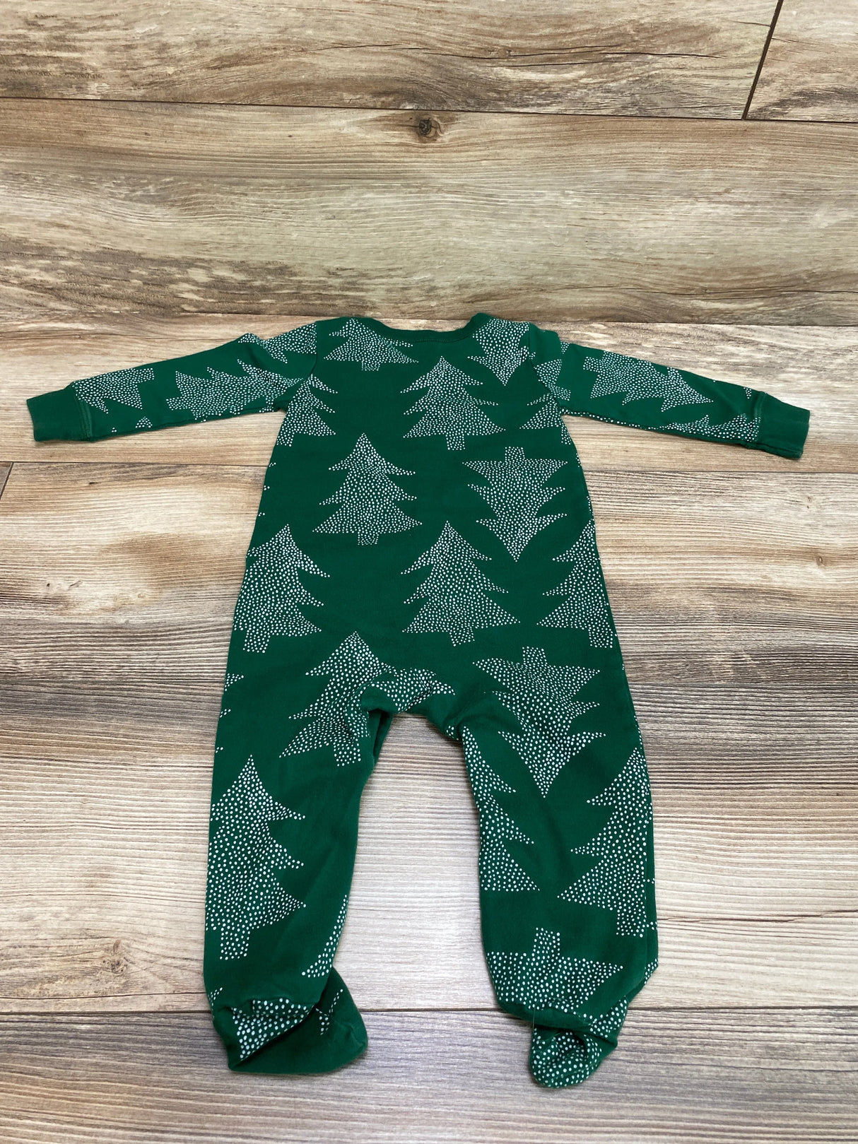 Carter's Tree Print Sleeper Green sz 9m