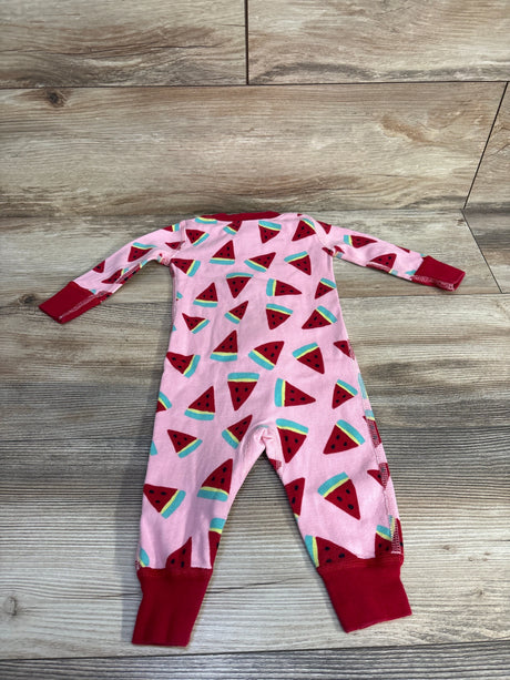 Hanna Andersson Watermelon Footless Sleeper Pink sz 3-6m - Me n Mommy To Be
