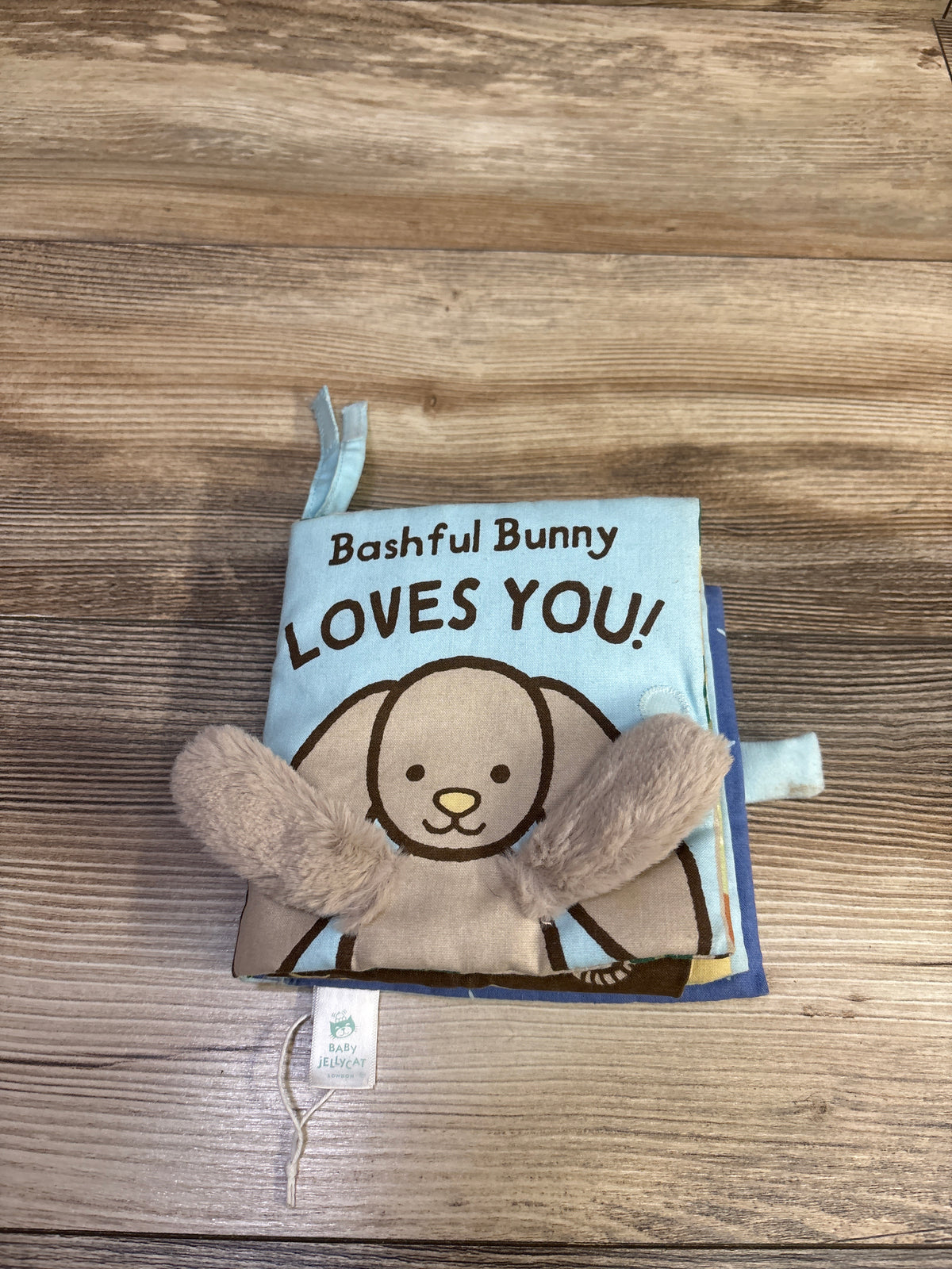 Jellycat Bashful Bunny Loves You Soft Book