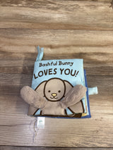 Jellycat Bashful Bunny Loves You Soft Book