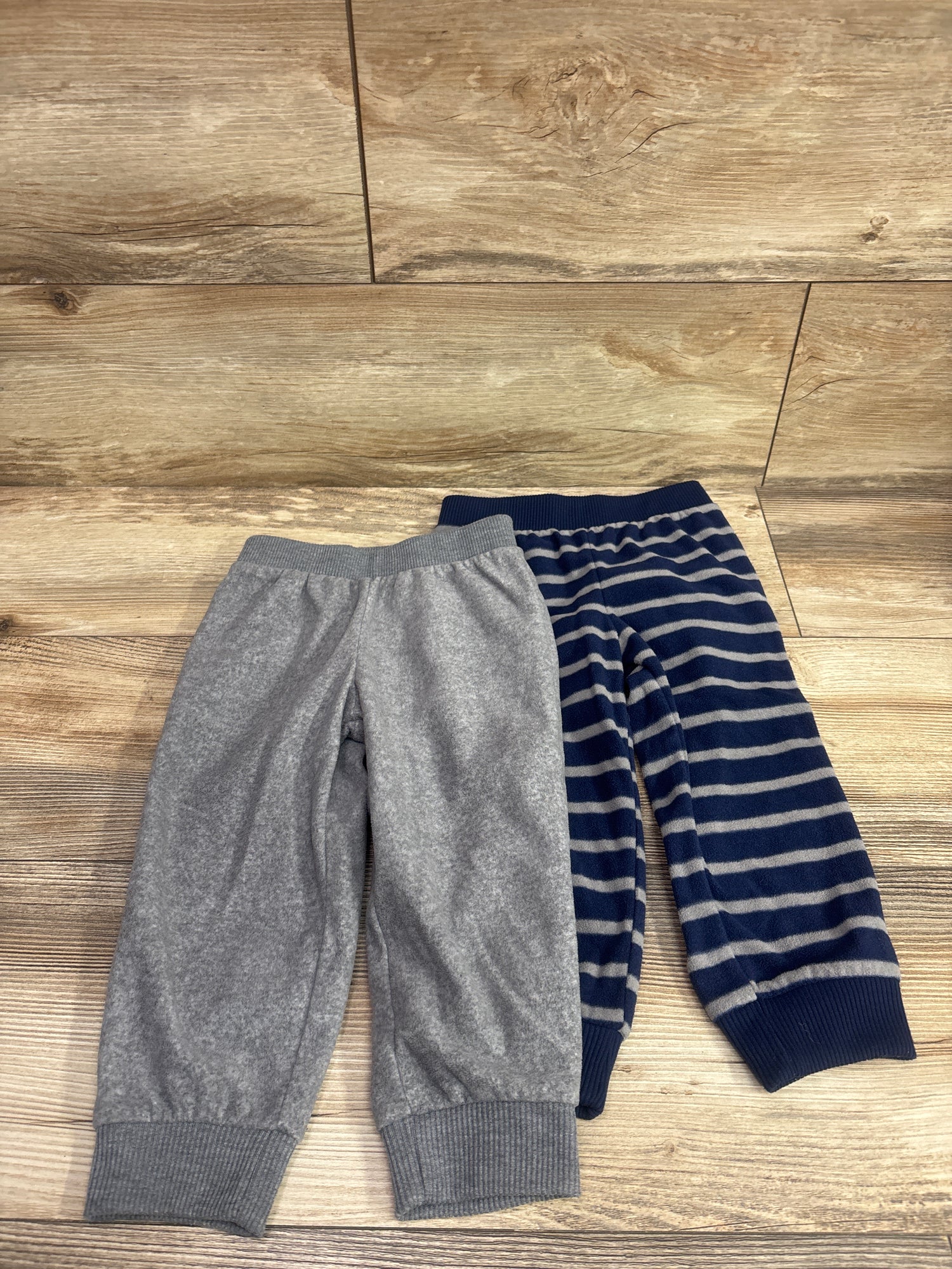 Simple Joys 2pk Fleece Joggers Navy/Grey sz 24m