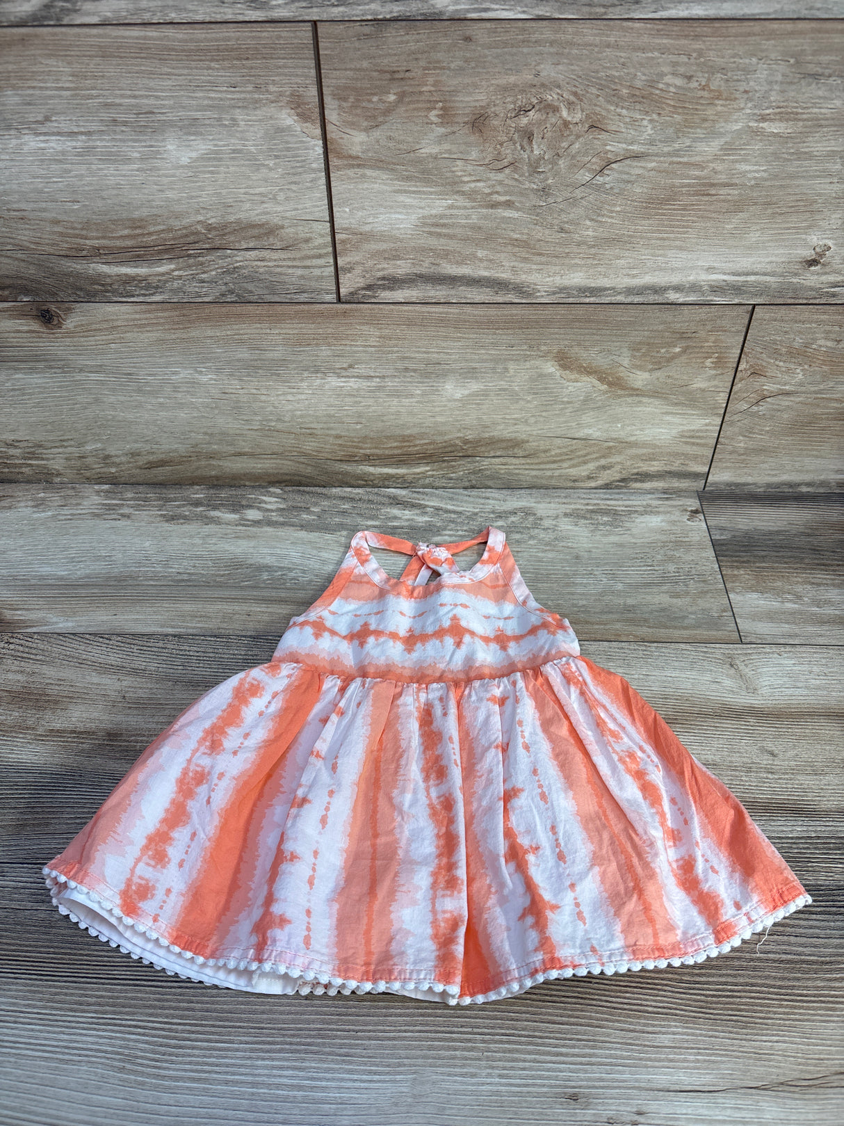 Max Studio Peplum Tank Top Orange sz 2T