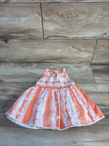 Max Studio Peplum Tank Top Orange sz 2T