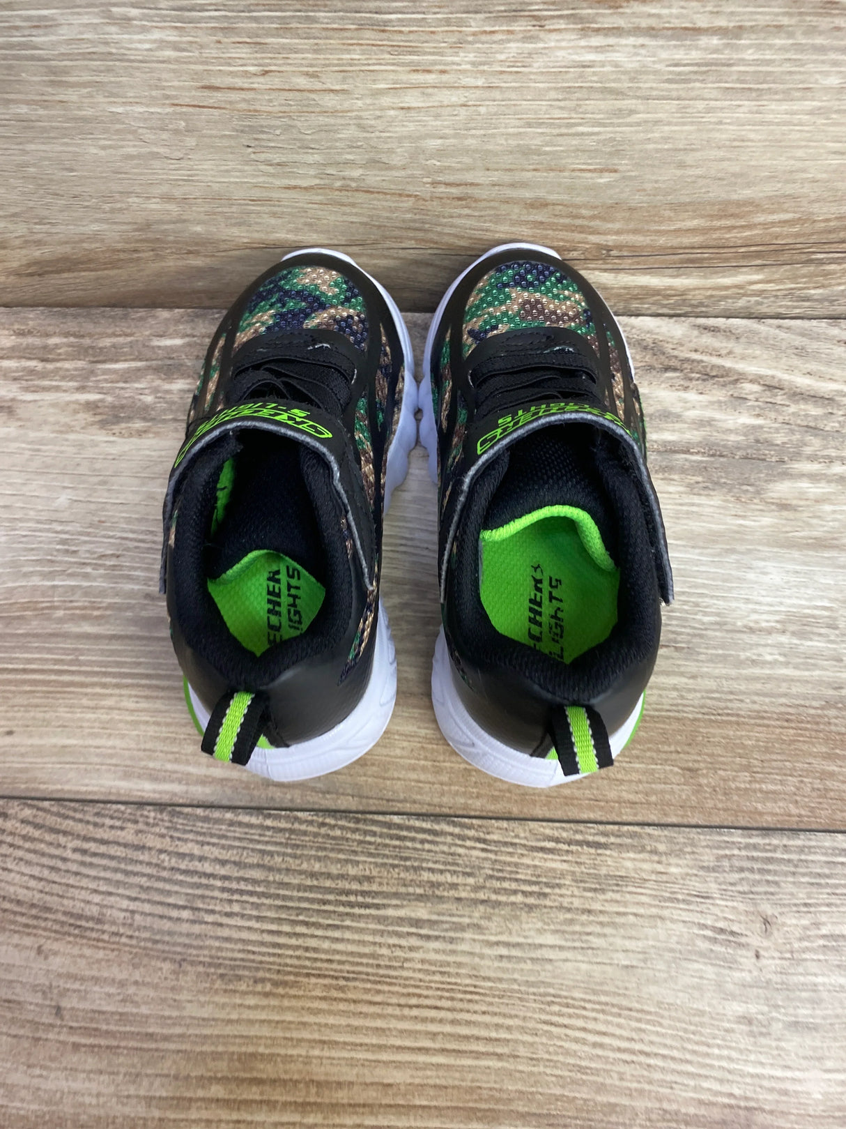 Sketchers Light Up Flex-Glow Rondler Sneakers Black sz 8c