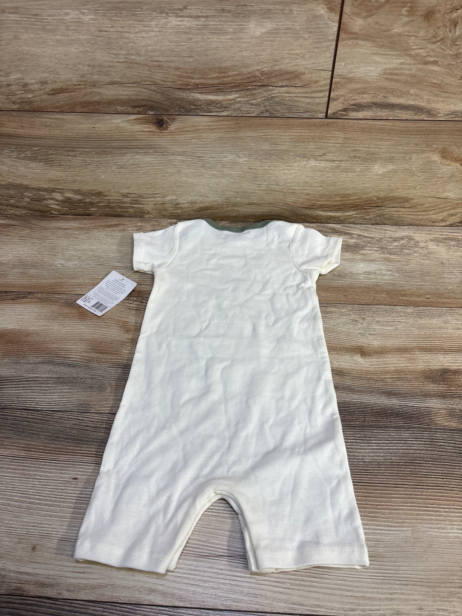 NEW Hudson Baby Wild Little One Shortie Romper Ivory sz 18m