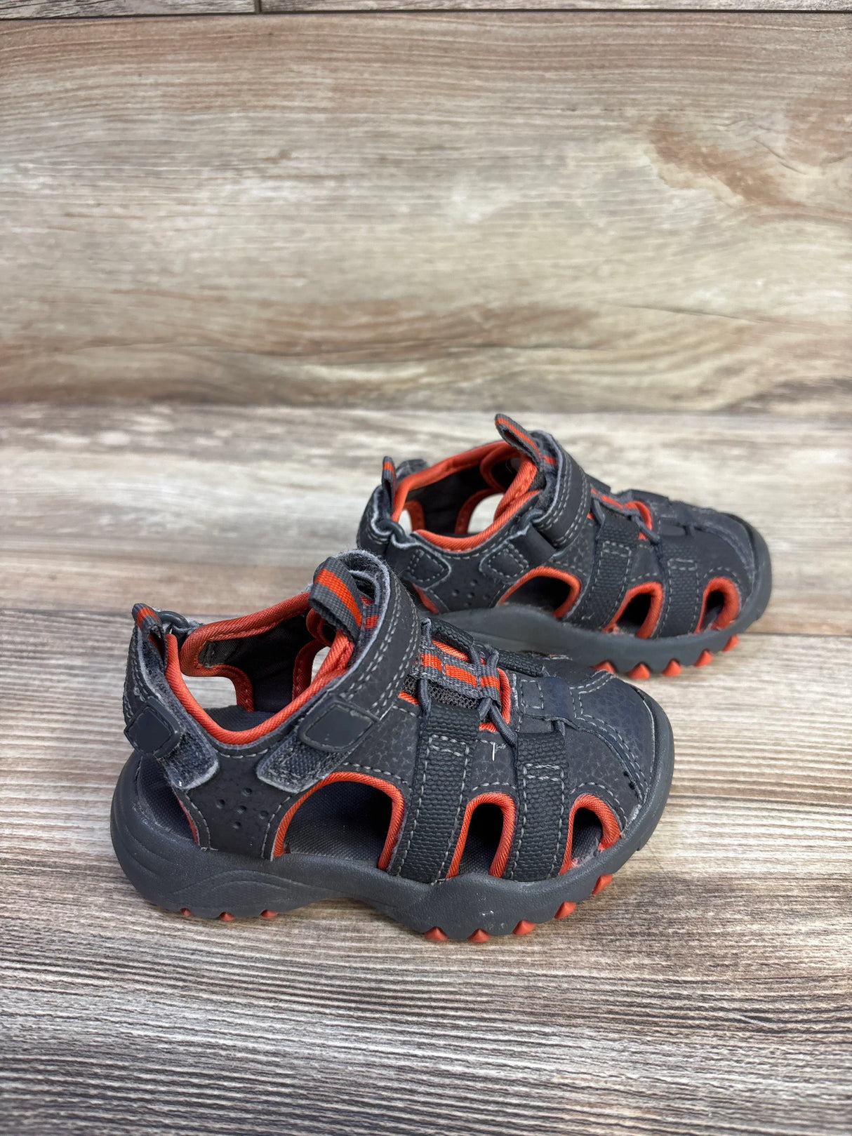 Cat & Jack Fisherman Sandals Grey sz 5c