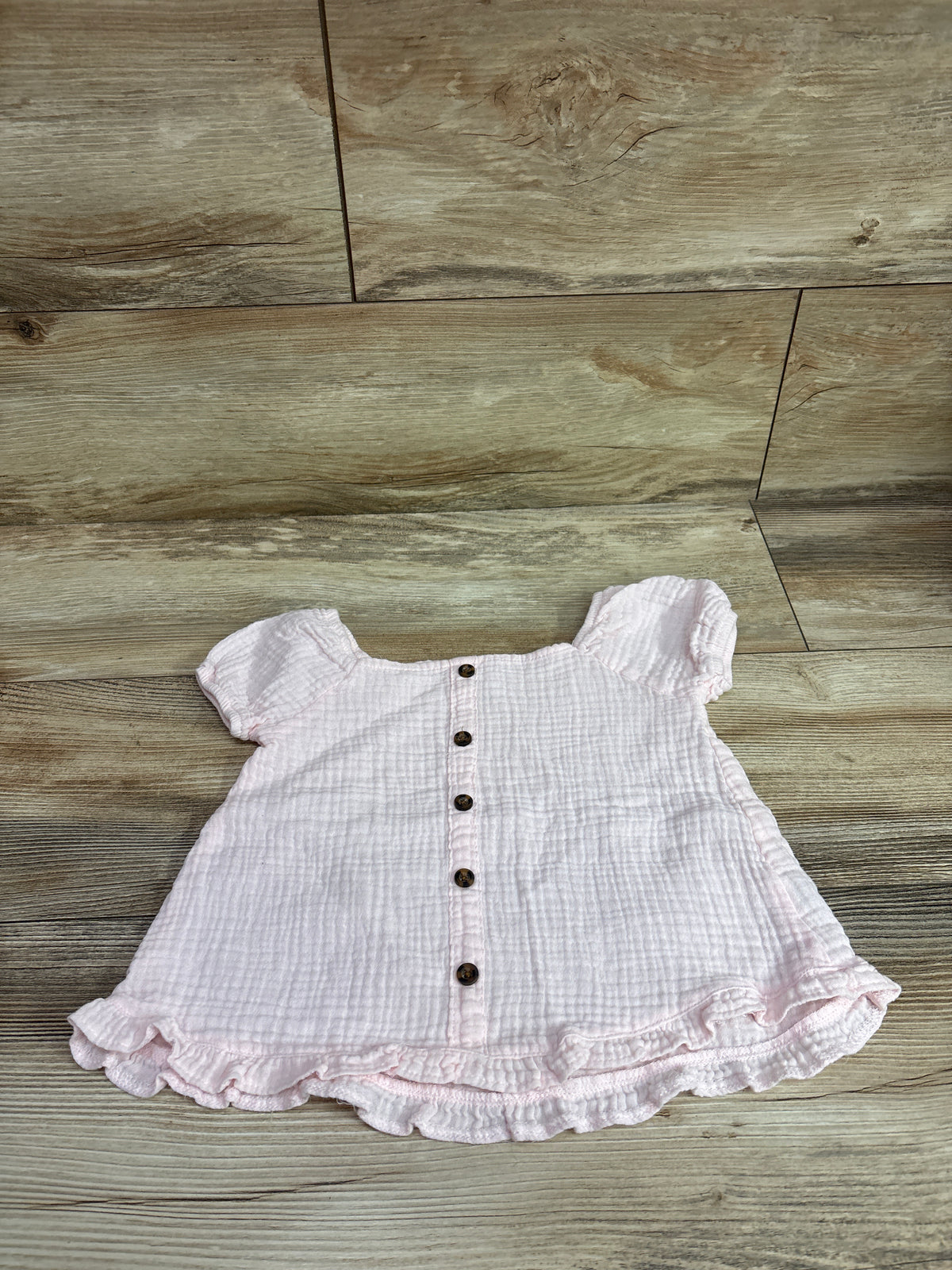Nannette Gauze Button-Front Top Pink sz 5T