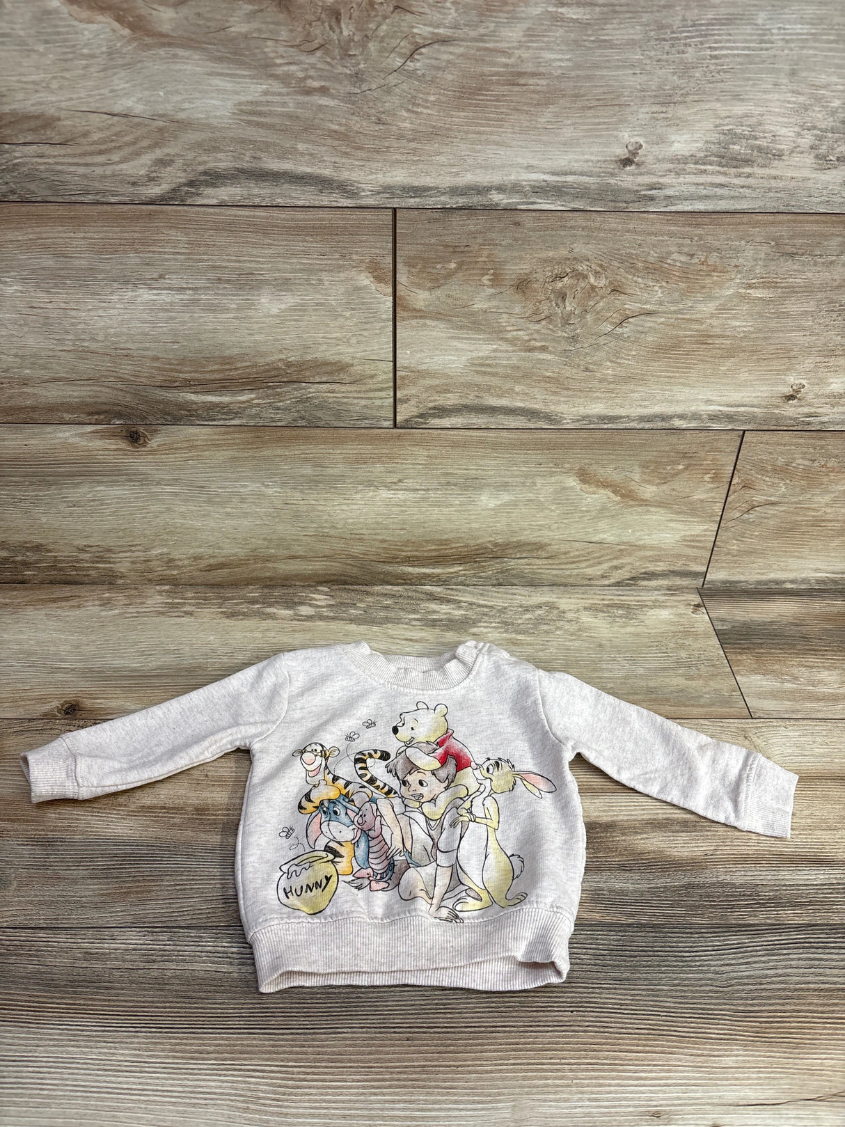 Disney Baby Winnie The Pooh Sweatshirt Taupe sz 6-9m