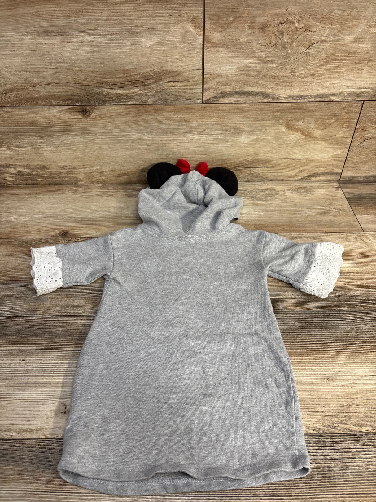 Disney Junior Minnie Mouse Hooded Dress Grey sz 2T - Me n Mommy To Be