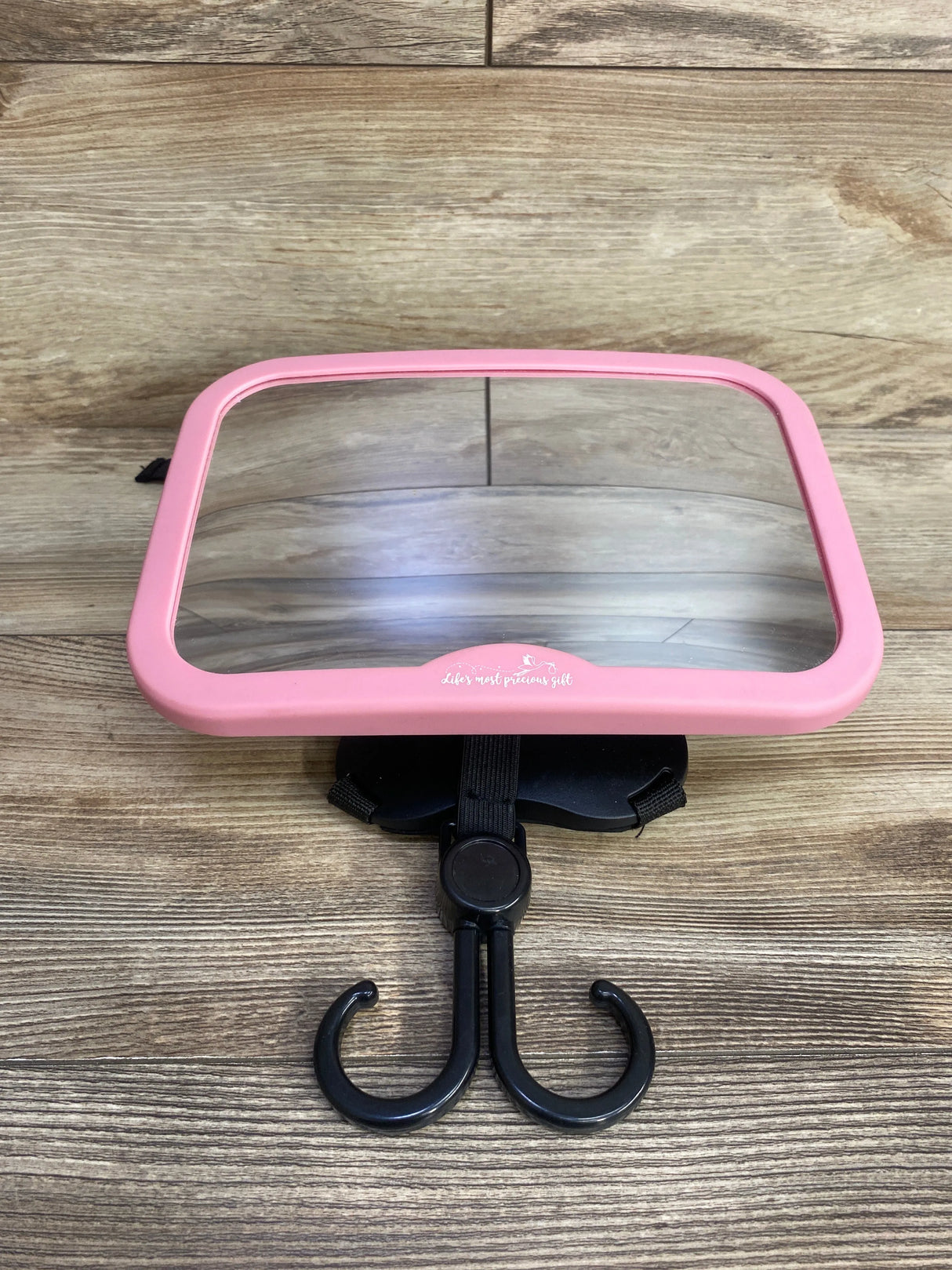 Life's Most Precious Gift Baby Car Mirror Pink
