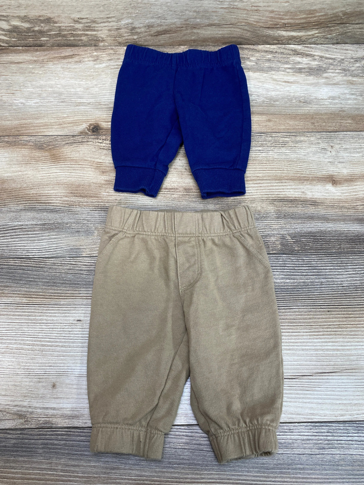 Carter's 2pk Pants Beige/Blue sz 3m