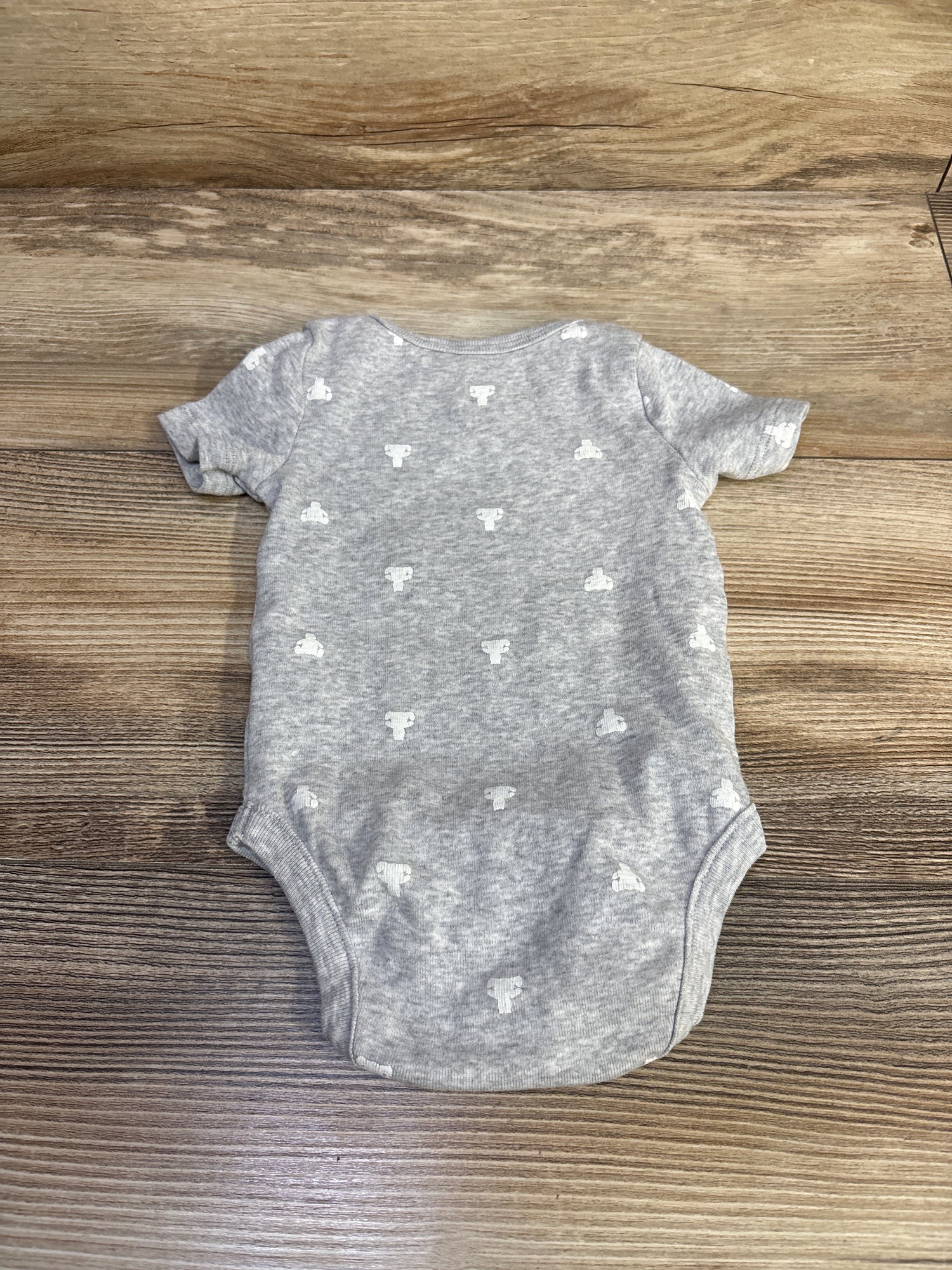 Baby Gap Bear Bodysuit Grey sz 3-6m