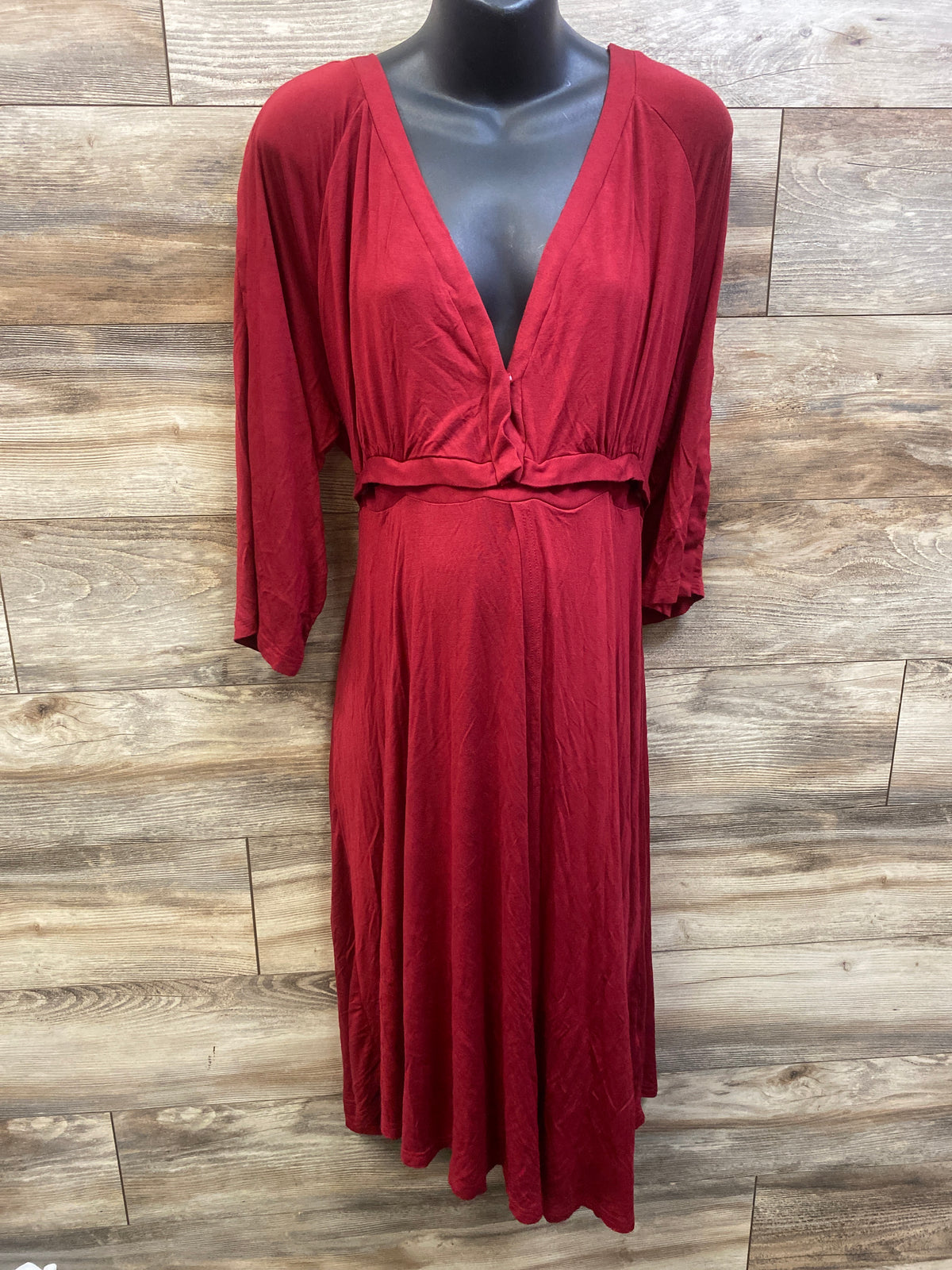 Lila Labor & Postpartum Gown in Maroon One Size