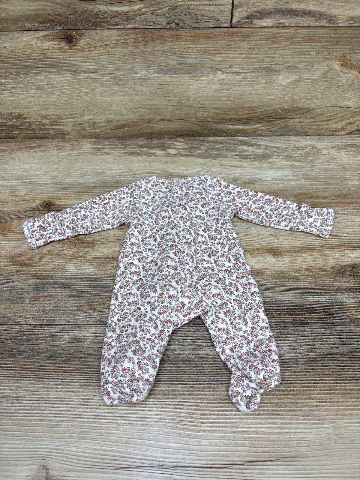 Child Of Mine Floral Sleeper White sz Preemie