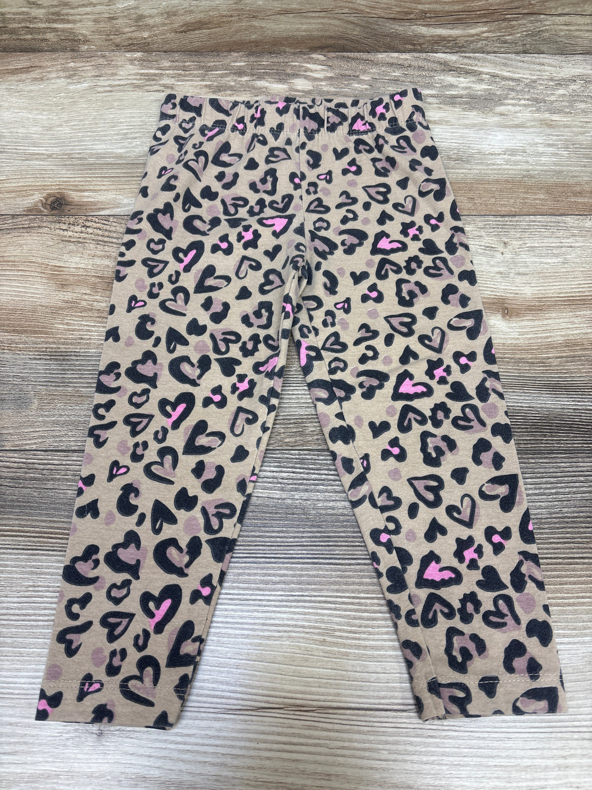 Star Ride Leopard Leggings Brown sz 3T