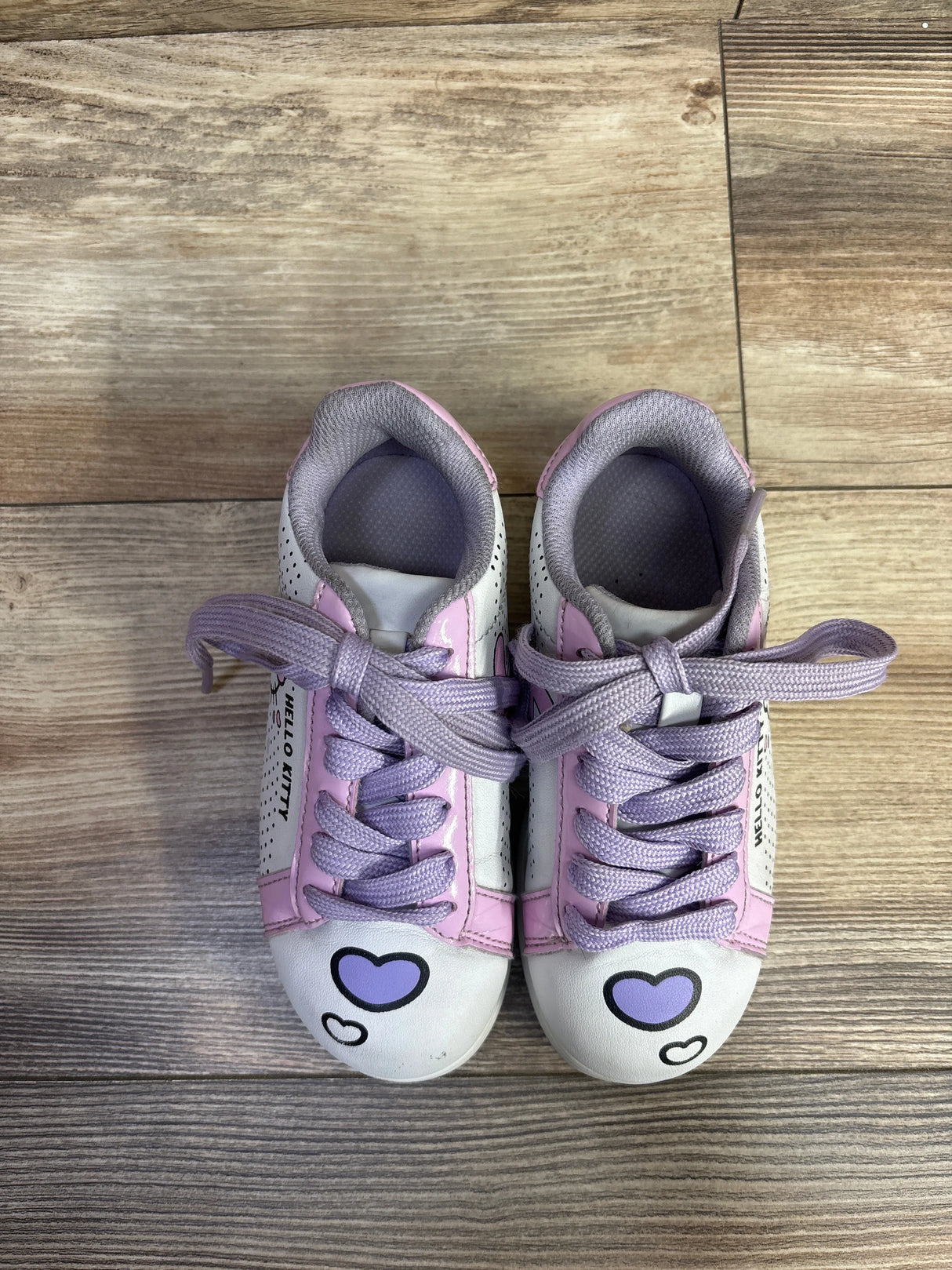 Sanrio Hello Kitty Lace Up Sneakers White sz 11c