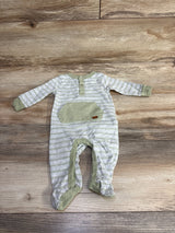 7 For All Mankind Striped Sleeper Grey sz 0-3m