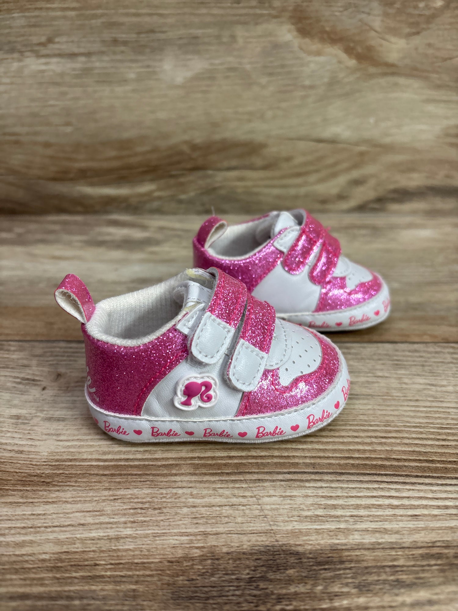 Barbie Soft Sole Sneakers White sz 1c