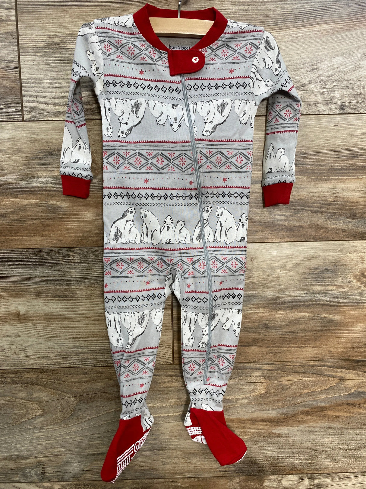 Burt's Bees Baby Sleeper Grey sz 6-9m