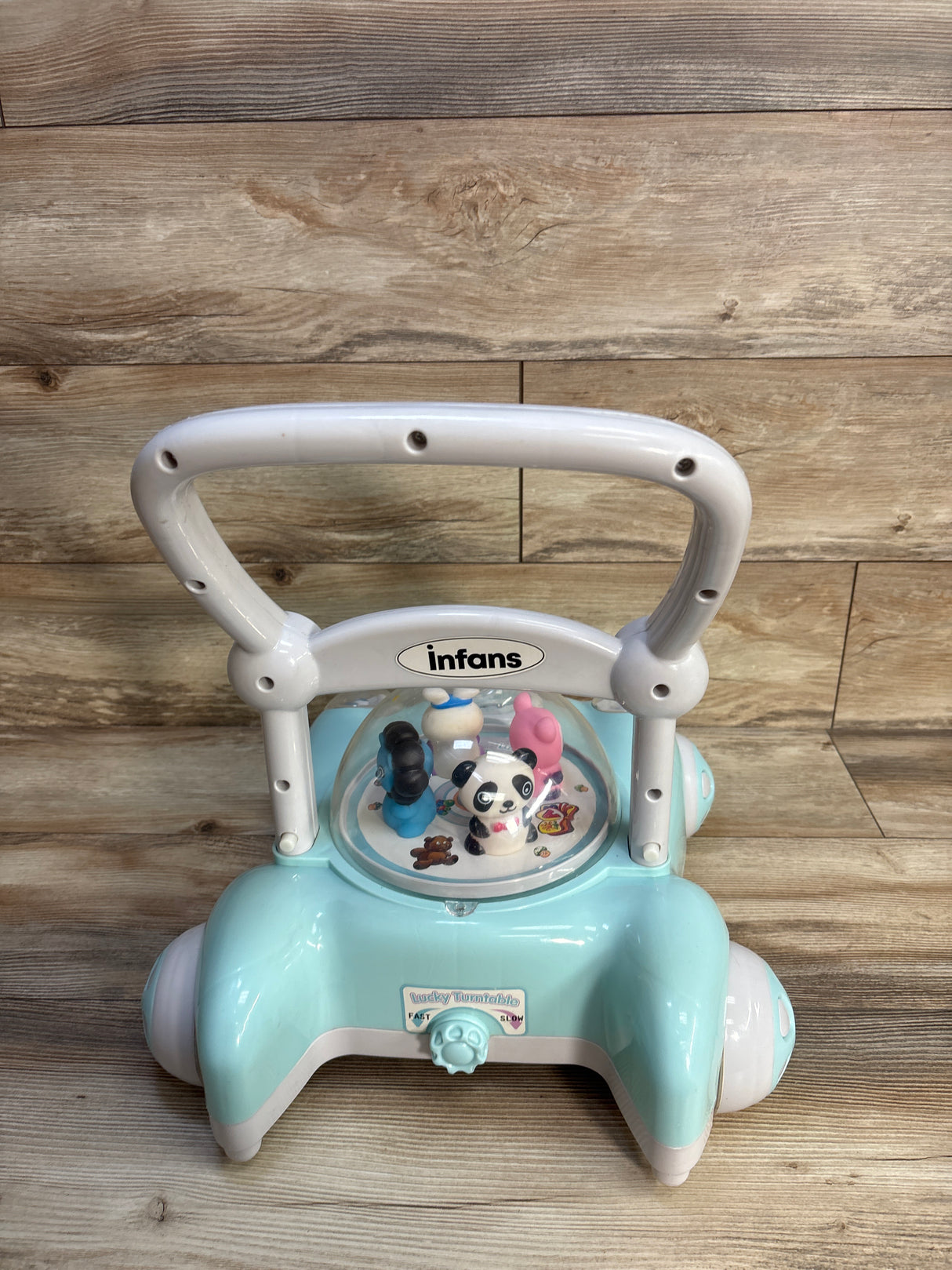 Infans Lucky Turntable Push Walker, Blue