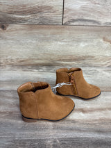 NEW Cat & Jack Penelope Zipper Booties Cognac sz 5c