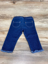 Cat & Jack Raw Edge Hem Pants Blue sz 6-9m