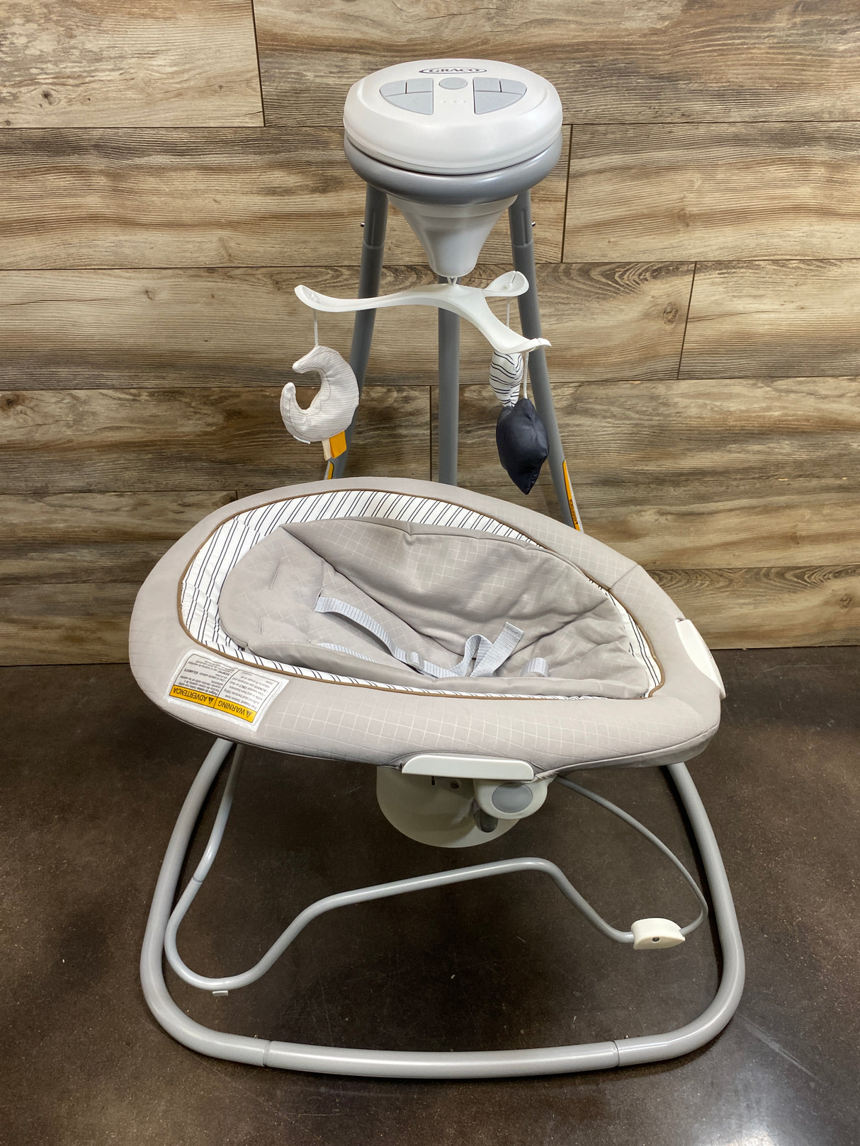 Graco DuetConnect Deluxe Multi-Direction Baby Swing and Bouncer in Britton