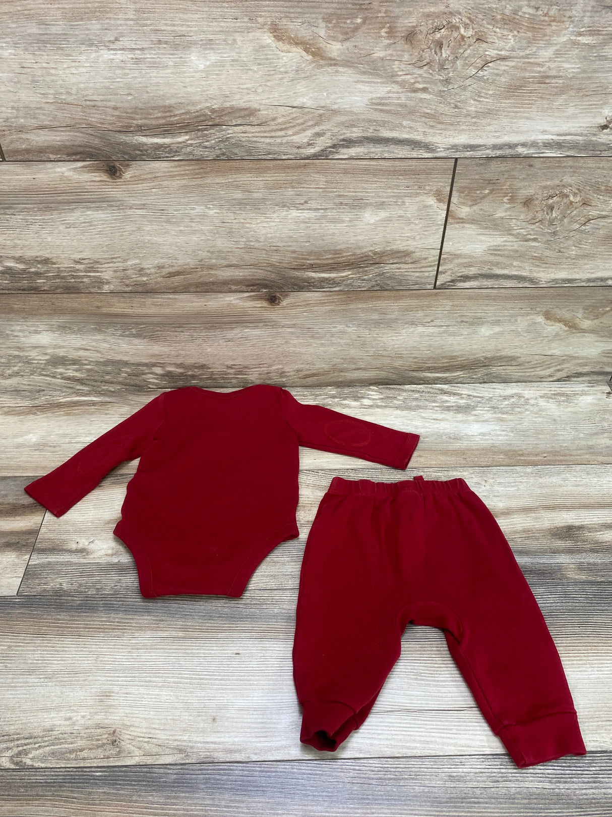 Banana Republic Bodysuit & Pant Set Red sz 6-12m