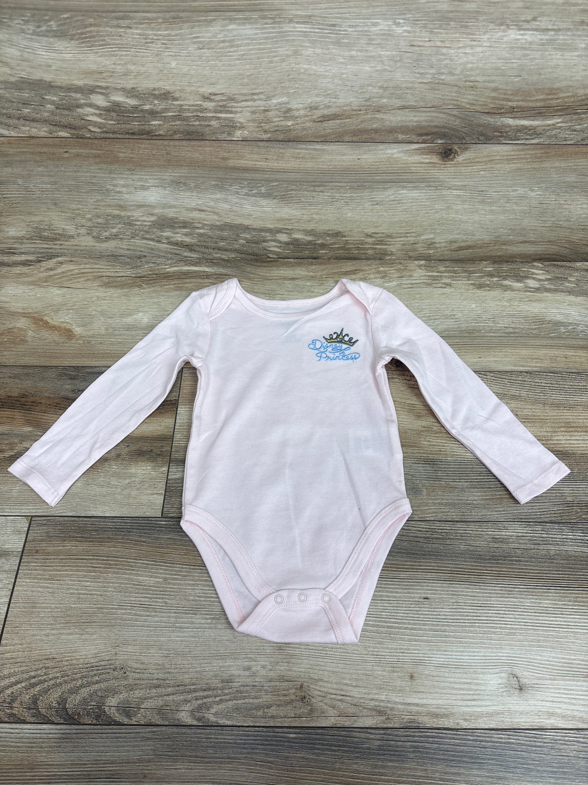 Disney Baby Long Sleeve Princess Bodysuit Pink sz 24m