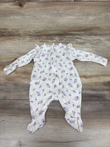 Old Navy Floral Sleeper Ivory sz Newborn