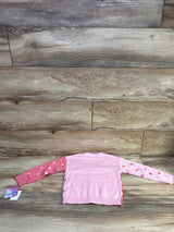 NEW Disney Junior Minnie Button-Up Knit Cardigan Pink sz 4T