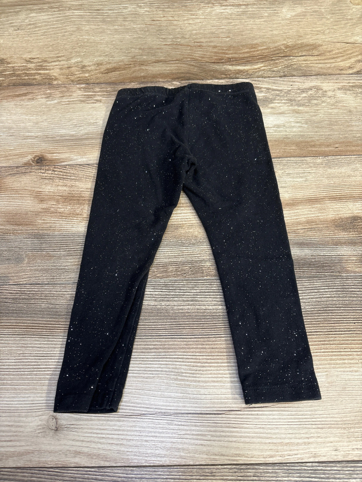 Jumping Beans Tough Cotton Leggings Sparkly Black sz 3T