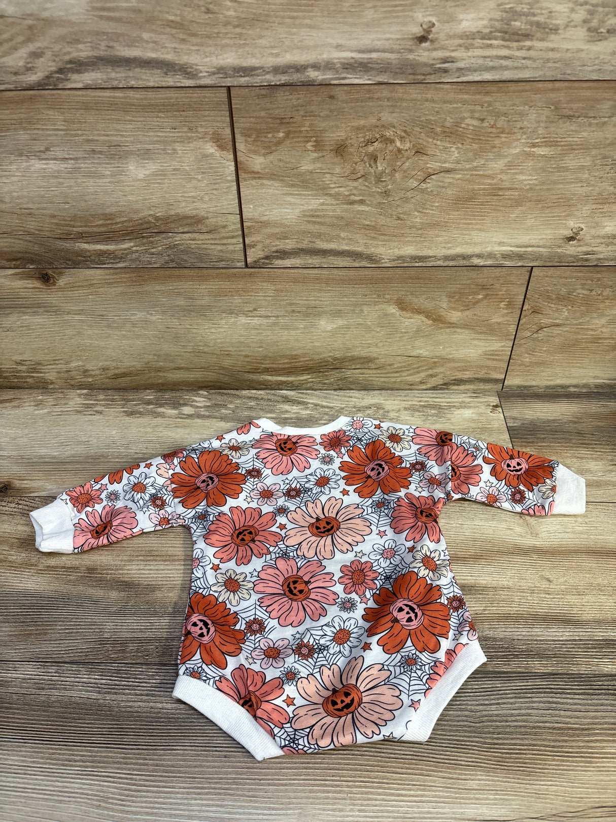 Douhoow Halloween Sweater Bubble Romper White sz 12m
