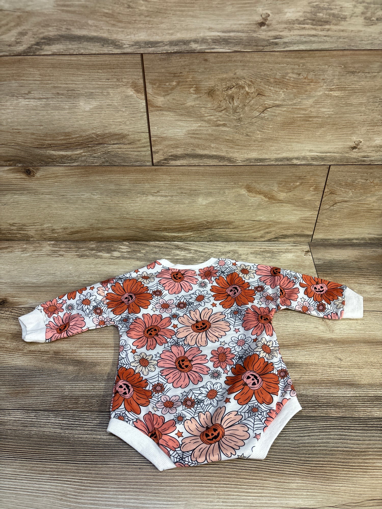 Douhoow Halloween Sweater Bubble Romper White sz 12m