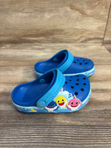 Crocs Fun Lab Baby Shark Band Clog, Blue sz 6c