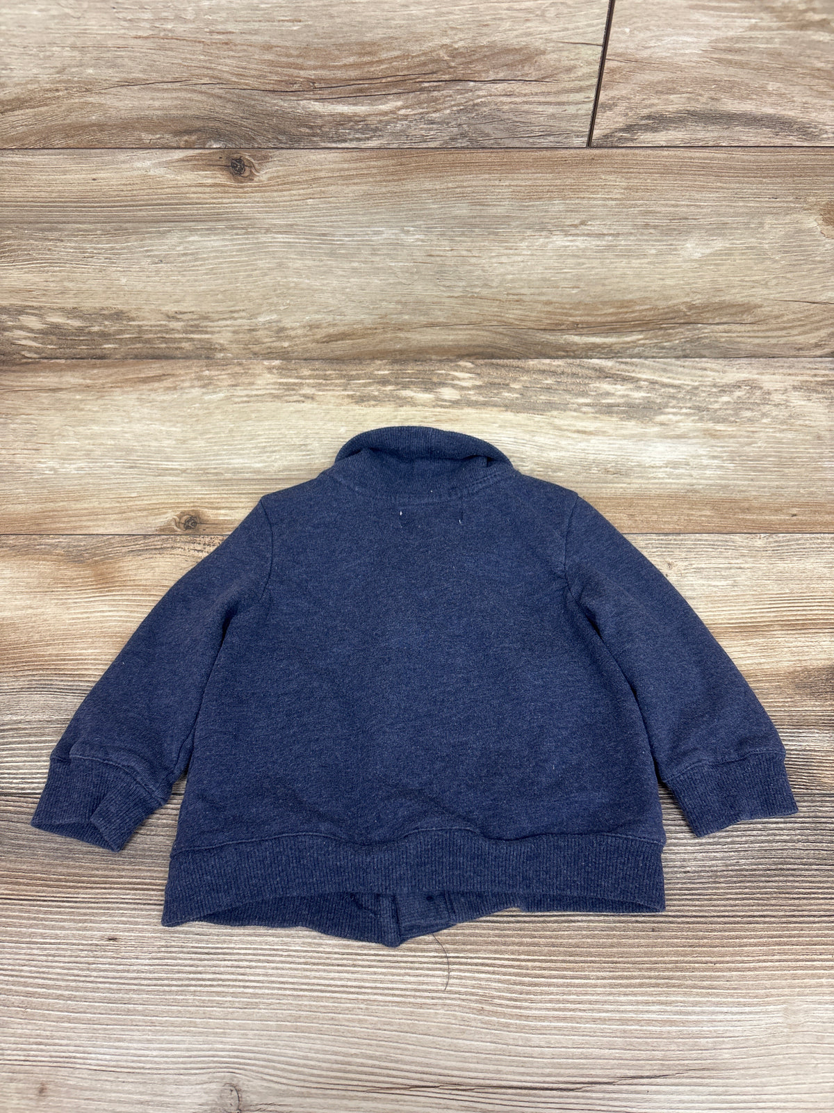 Tommy Bahama Button-Up Collared Sweatshirt Blue sz 12m