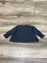 H&M Flounced Sweatshirt Grey sz 18m-2T