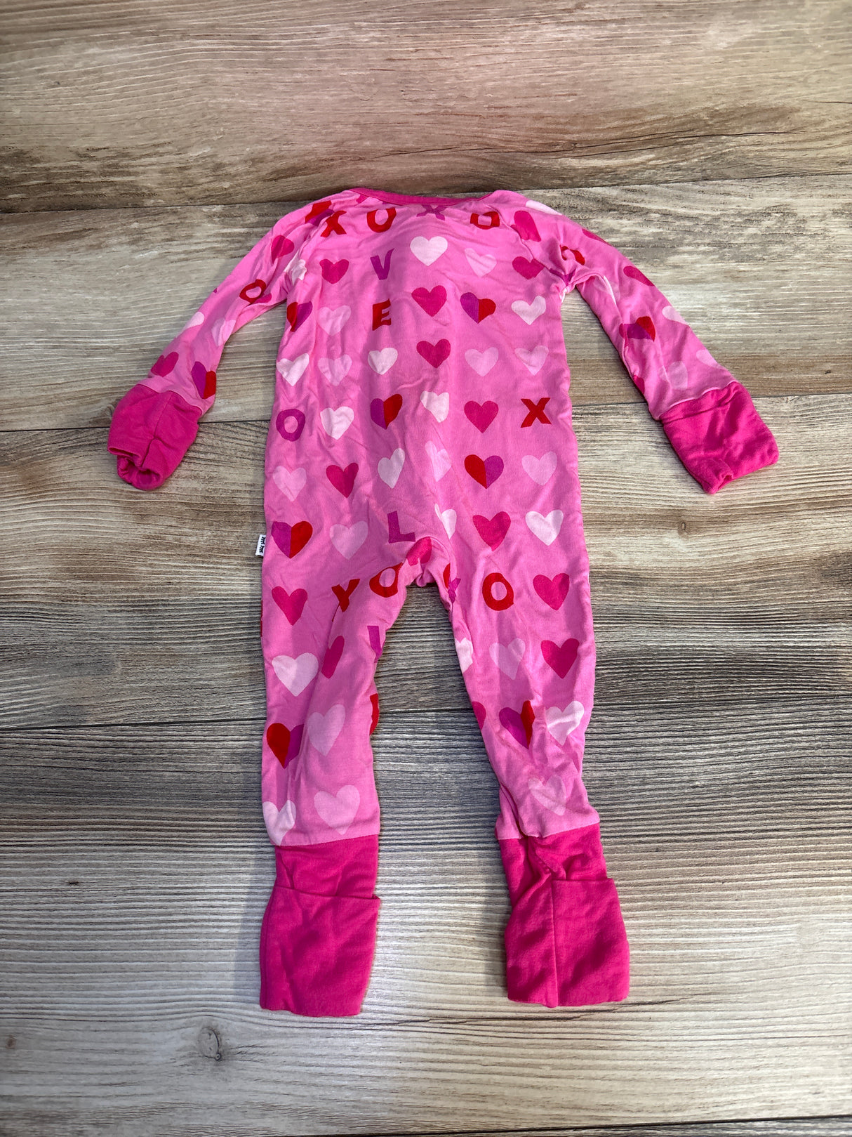 Little Sleepies Xoxo Zippy Pink sz 0-3m