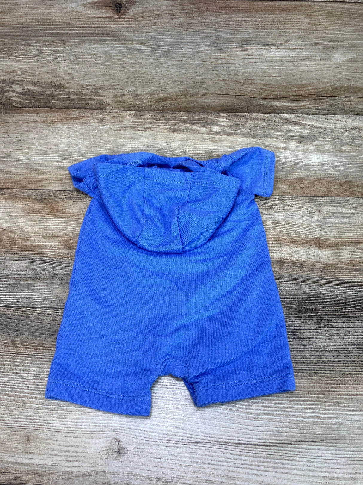 Carter's Hooded Shortie Romper Blue sz 6m - Me 'n Mommy To Be