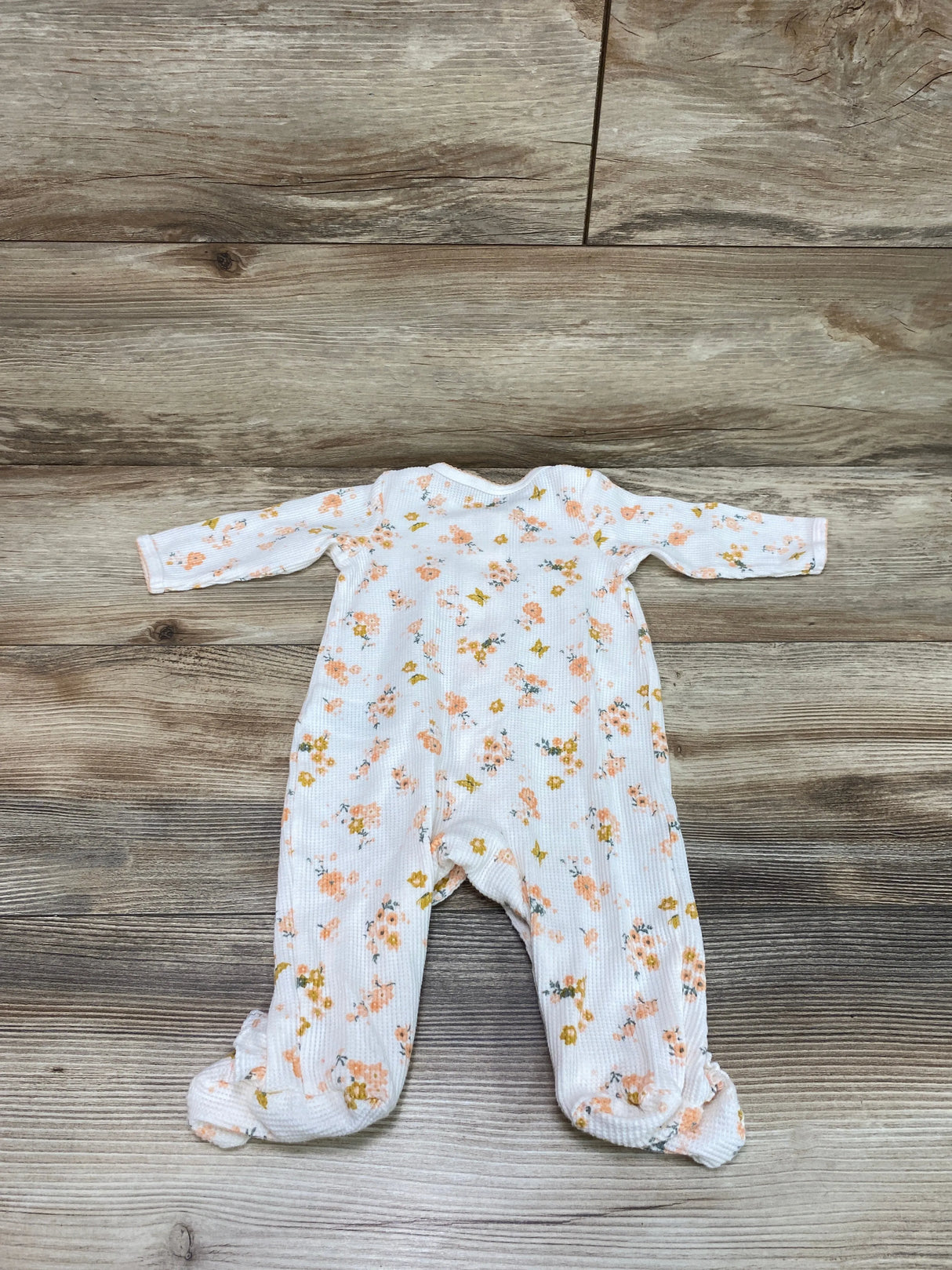 Carter's Thermal Floral Sleeper White sz 3m