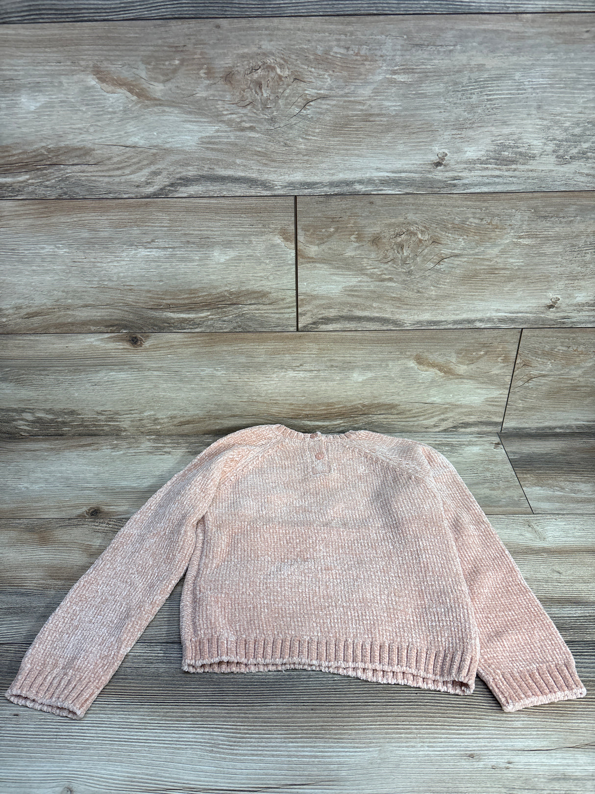 Nicole Miller Metallic Chunky Knit Sweater Peach sz 5T