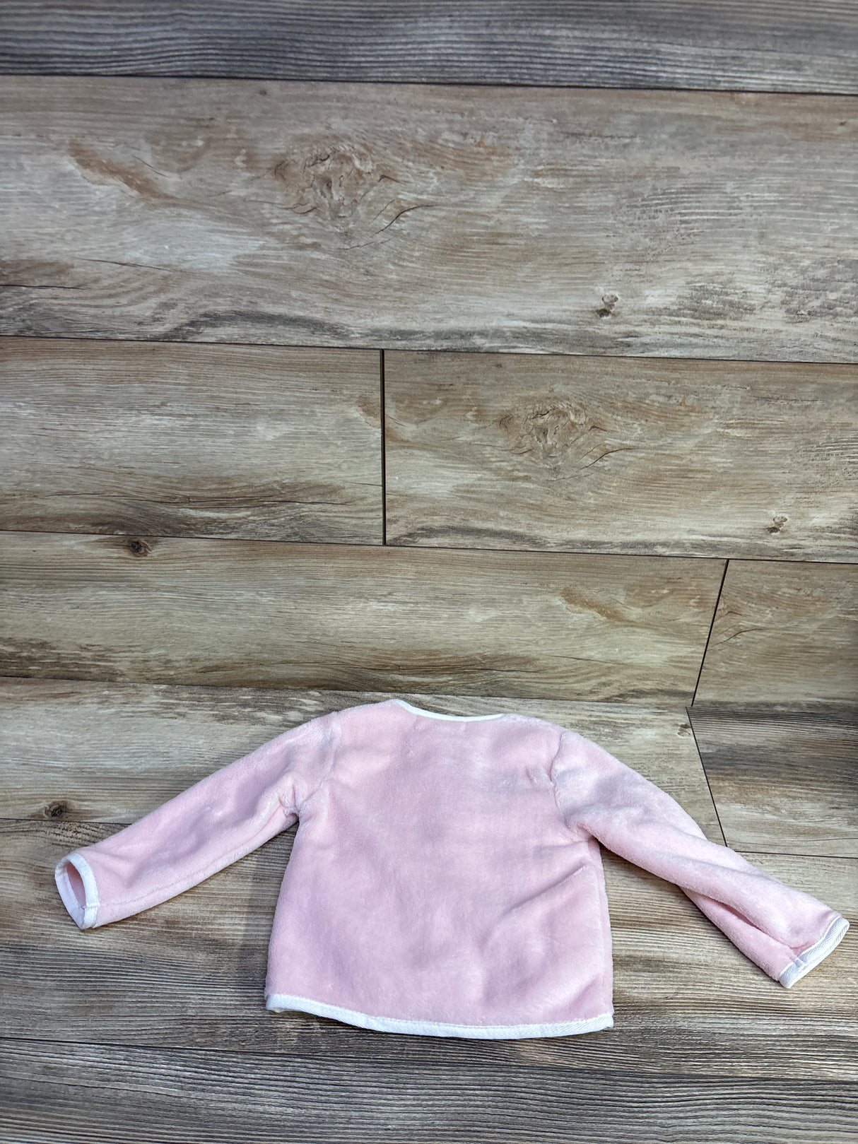 NEW Staring Out Plush Button-Up Jacket Pink sz 12m