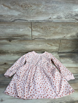 Cat & Jack Heart Print Sweater Dress Pink sz 5T