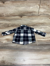 Sovereign Code Flannel Button Up Shirt Black sz 12m