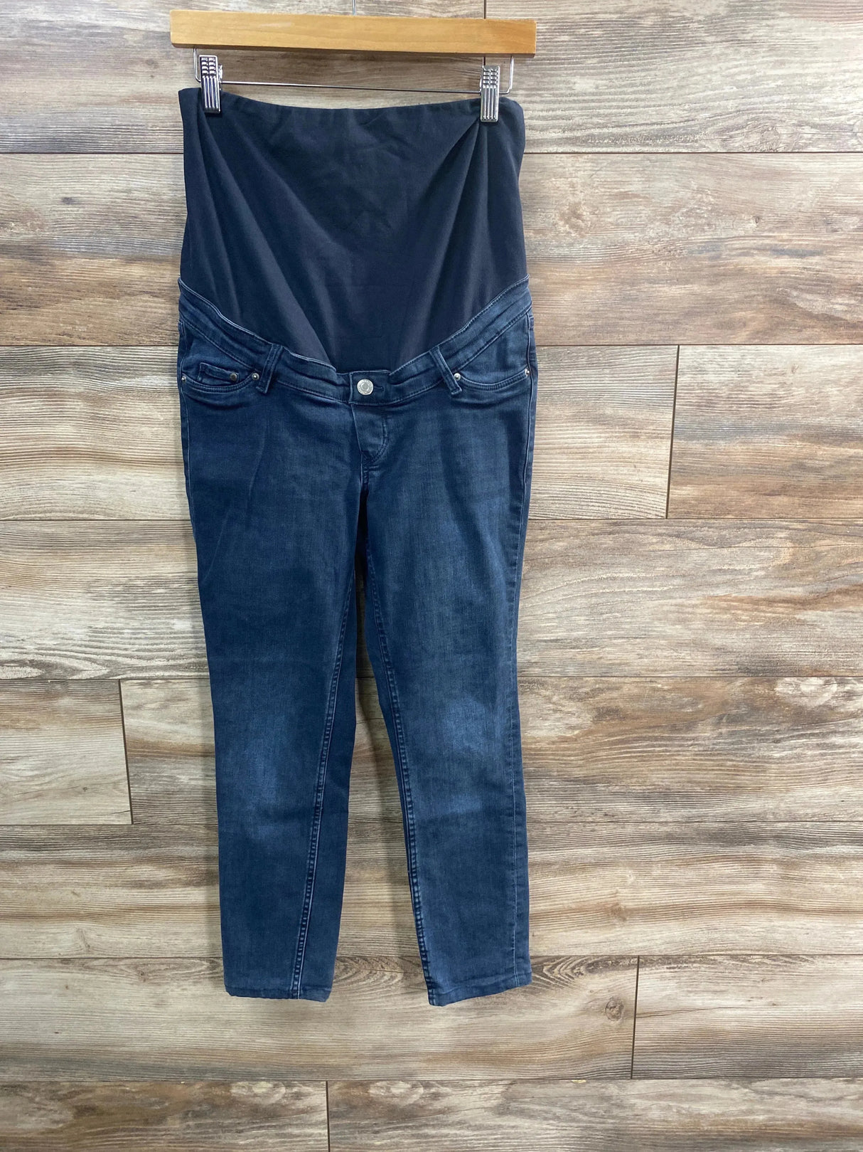 H&M Mama High Rib Skinny Jeans Blue sz Small