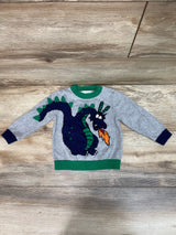 Stella McCartney Boy's Grey Dragon Knit Sweater sz 12m