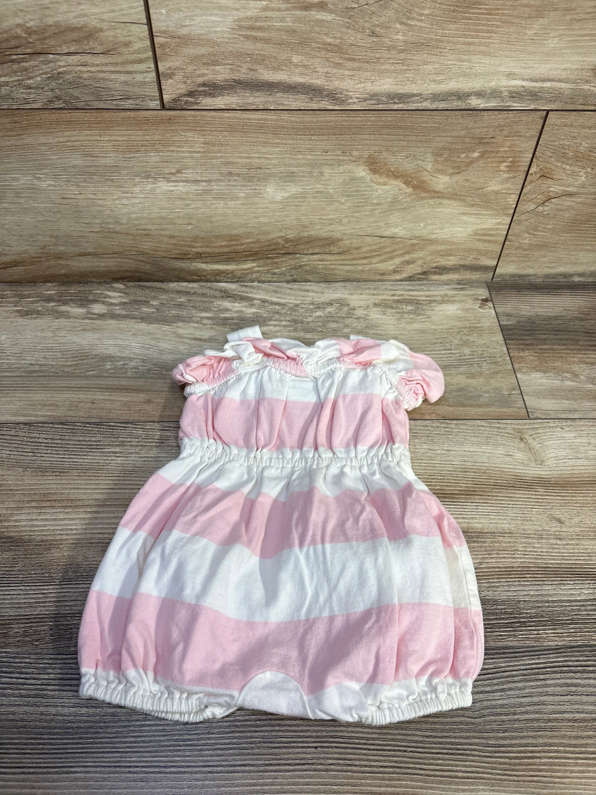 Ralph Lauren Striped Collar Romper Pink sz 3m