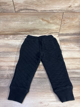 Cat & Jack Quilted Drawstring Joggers Black sz 2T