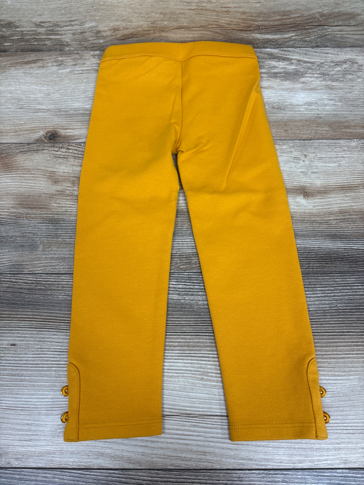 NEW Janie & Jack Button Cuff Ponte Pants Yellow sz 3T